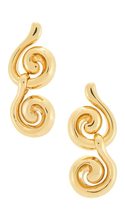 Jenny Bird Nico Earrings In Metallic Gold