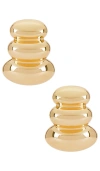 Jenny Bird Nonstop Earrings In Metallic Gold
