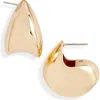 Jenny Bird Nouveaux Puff Earrings Gold In Gold