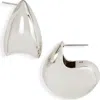 Jenny Bird Nouveaux Puff Earrings In Silver
