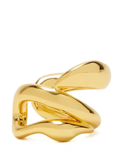 Jenny Bird Openwork Earrings In Gold