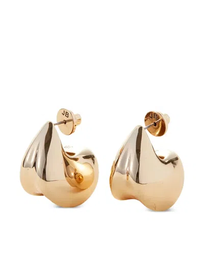 Jenny Bird Paige Puff Earrings In Gold