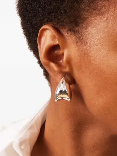 Jenny Bird Paige Puff Earrings In Silver