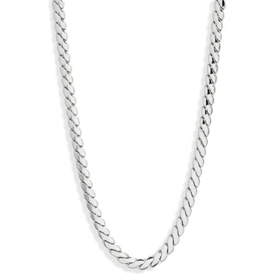 Jenny Bird Paloma Chain Necklace In High Polish Silver