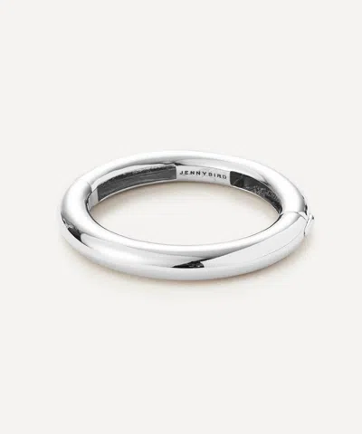 Jenny Bird Platinum-plated Gia Mega Bangle Bracelet In Silver