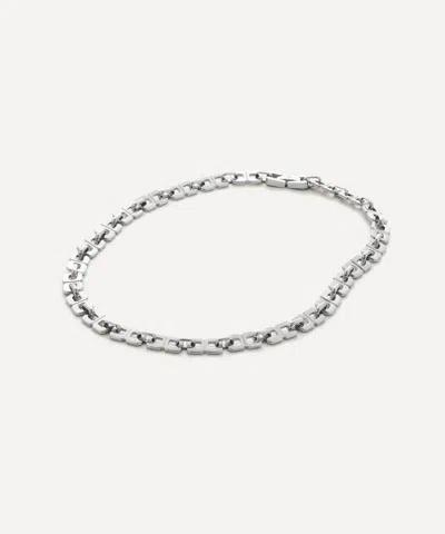 Jenny Bird Platinum-plated Rome Chain Necklace In Silver