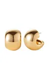 Jenny Bird Polished Hoop Earrings In Gold
