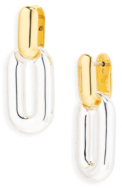 Jenny Bird Puffy Detachable Link Earrings In Blue