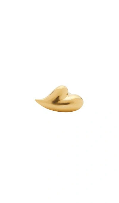 Jenny Bird Puffy Heart Ring In Gold