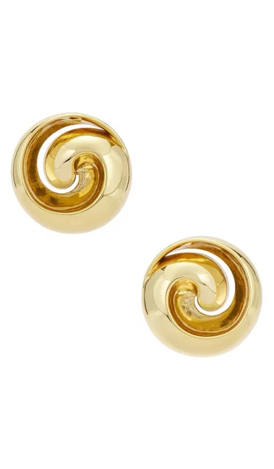 Jenny Bird Renzo Earrings In Metallic Gold