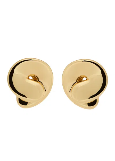 Jenny Bird Rio Button 14kt Gold-plated Stud Earrings