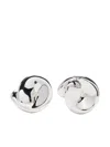 Jenny Bird Rio Button Stud Earrings In Metallic