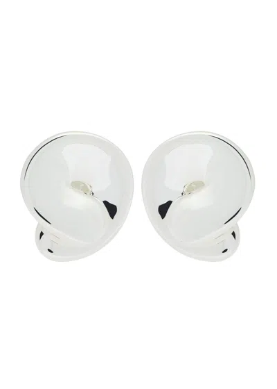 Jenny Bird Rio Button Silver-plated Stud Earrings
