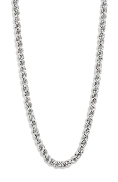 Jenny Bird Rizzo Chain Necklace In High Polish Silver