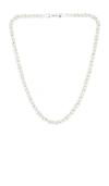 Jenny Bird Rizzo Necklace In Metallic Silver