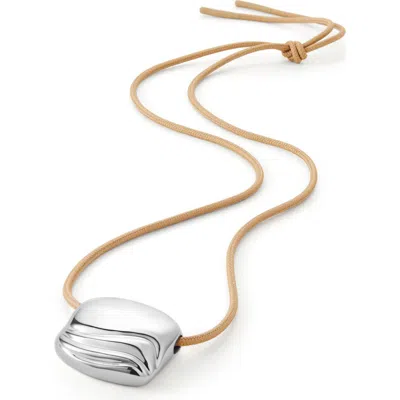 Jenny Bird Rue Pendant Rope Necklace In Gold