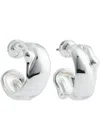 Jenny Bird Hoop Earrings In Metallic