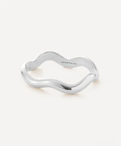 Jenny Bird Silver-plated Ola Bangle Bracelet