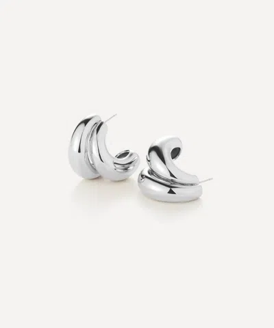 Jenny Bird Silver-plated Orla Hoop Earrings