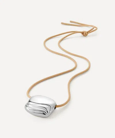 Jenny Bird Silver-plated Rue Rope Necklace