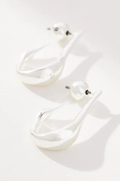 Jenny Bird Small Colette Hoop Earrings In Silver