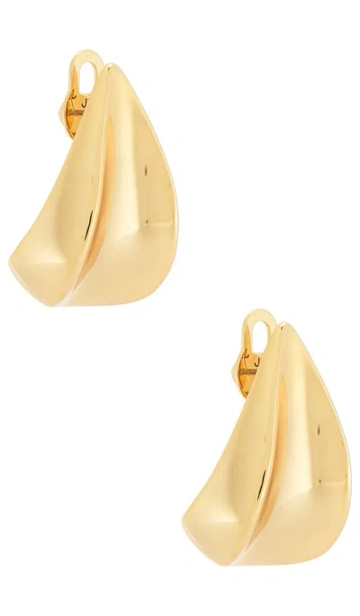 Jenny Bird Small Margaux Puffs Earrings In Metallic Gold