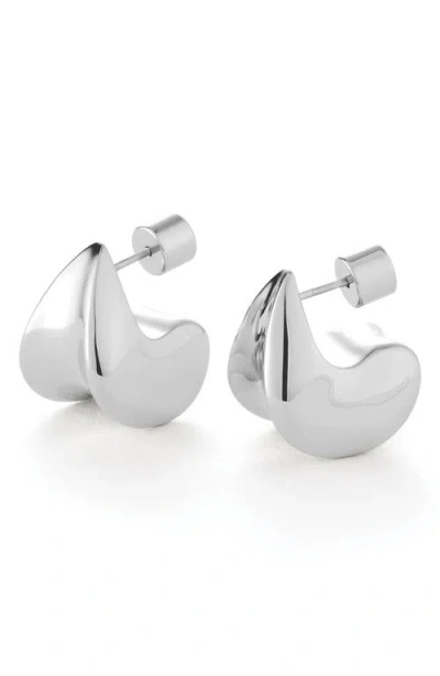 Jenny Bird Small Paige Puff Earrings In Metallic