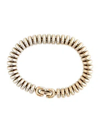 Pre-owned Jenny Bird Sofia Link Bracelet, 6.75" In Multicolor