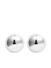 Jenny Bird Aurora Large Silver-plated Stud Earrings In Metallic