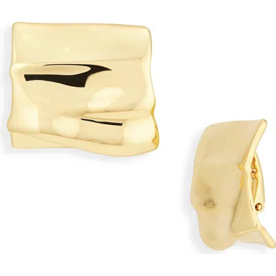 Jenny Bird Sundra Clip-on Earrings In Gold