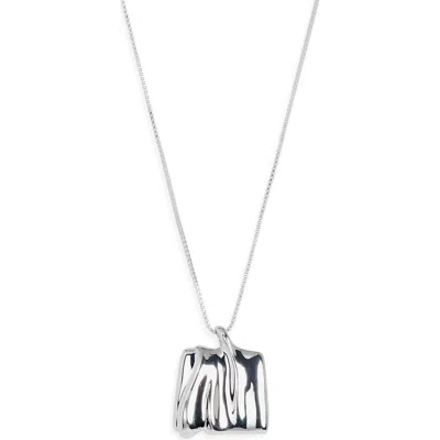 Jenny Bird Sundra Pendant Necklace In Metallic