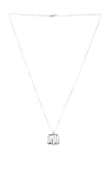 Jenny Bird Sundra Pendant Necklace In Gray