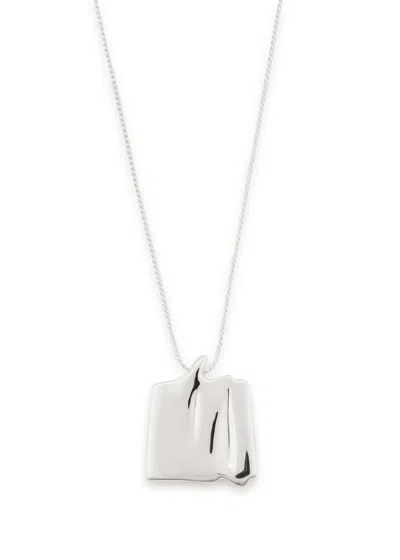 Jenny Bird Sundra Sterling Silver-plated Necklace In Metallic