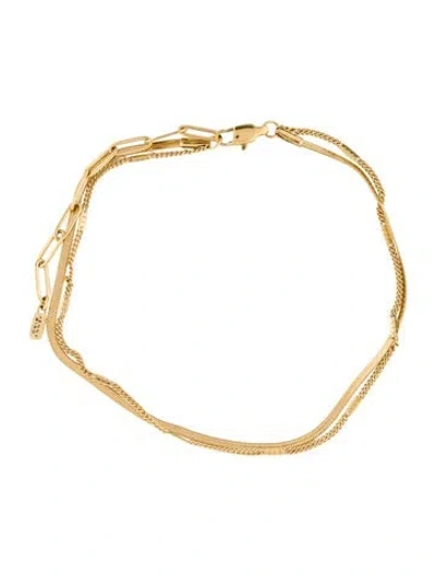 Pre-owned Jenny Bird Surfside Anklet In Multi