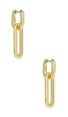 Jenny Bird Teeni Detachable Link Earrings In 金色