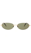 Jenny Bird The Oval In Gold & Tortoiseshell
