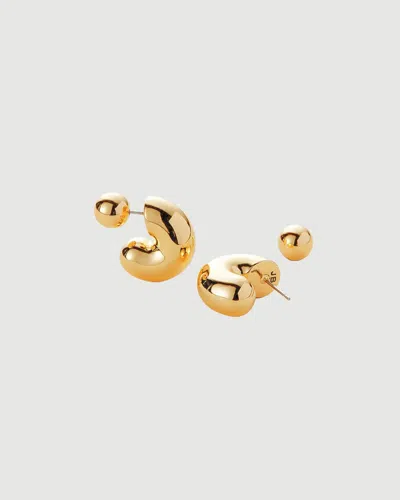 Jenny Bird Tome Hoops Medium In Gold