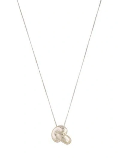 Pre-owned Jenny Bird 'tome' Pendant Necklace, 26" In Multicolor