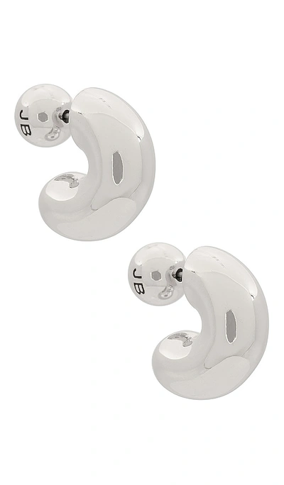 Jenny Bird Tome Small Hoops In Silver