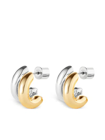 Jenny Bird Two Tone Earrings In Gold