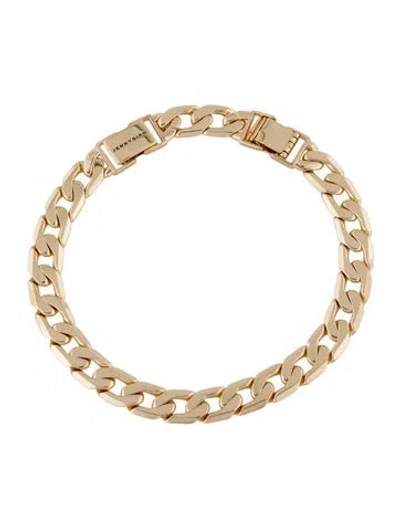 Pre-owned Jenny Bird Walter Link Anklet In Multi