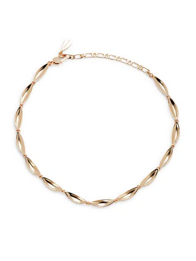 Jenny Bird Women's Plated Sterling Silver Choker Necklace In Gold