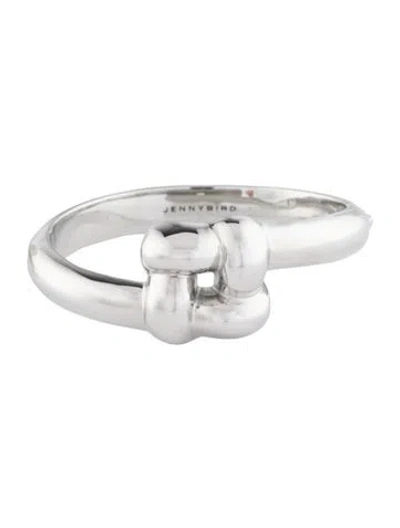 Pre-owned Jenny Bird Woven Square Hinged Bangle, 6.5" In Multi