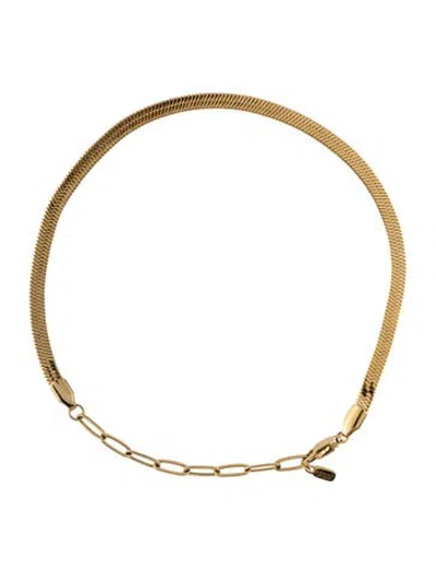 Pre-owned Jenny Bird Zeina Anklet In Multicolor