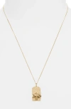 Jenny Bird Zodiac Pendant Necklace In Gold - Aries