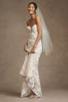 Jenny By Jenny Yoo Josephine Off-the-shoulder Lace Fit & Flare Gown In White