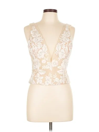 Jenny By Jenny Yoo Sleeveless Blouse In Brown