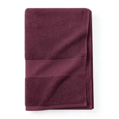 Jenny Martinez Bath Towel In Purple
