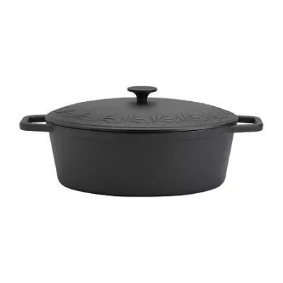 Jenny Martinez Cast Iron 7-qt. Dutch Oven In Black