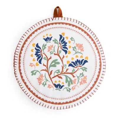 Jenny Martinez Hacienda Floral Tortilla Warmer In Multi